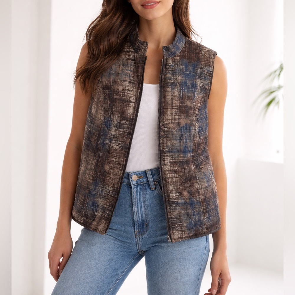 🌸3 for $30🌸 Vintage Northern Reflections quilted vest